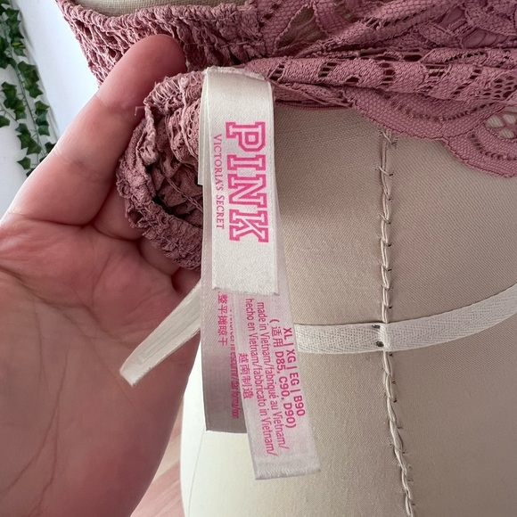 PINK Victoria's Secret Mauve Lace Bralette - Picture 6 of 6